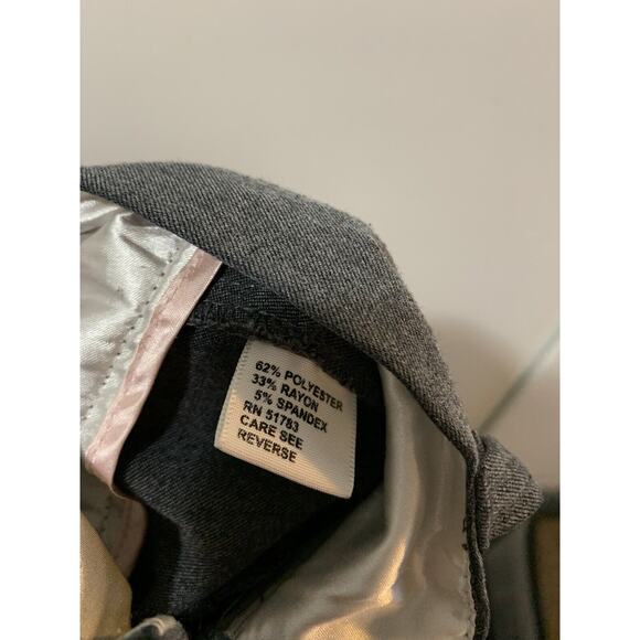 Maurice’s Dress Pants Womens 3/4R Grey Stretch Dress Slacks Trousers - Picture 8 of 11